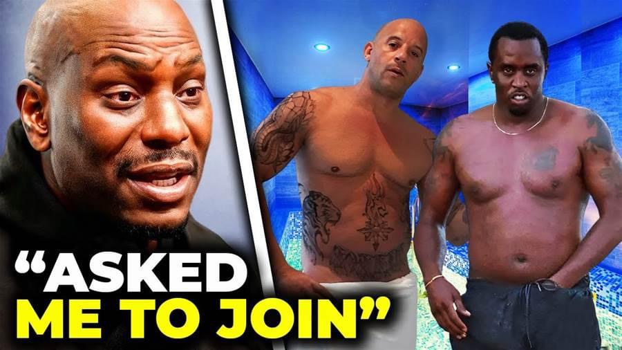 “Tyrese Uncovers Sinister & Cringy Freak-Off Parties: Diddy & Vin Diesel Stand Exposed!”