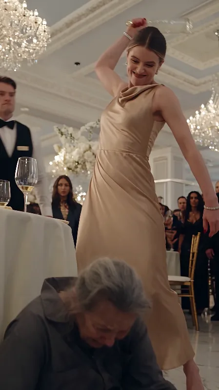 The Busboy Caught a Developer’s Heiress Before She Could Smash a Glass Decanter Over a Trembling Dishwasher