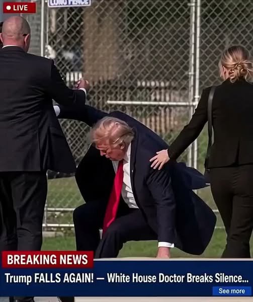 BREAKING: Trump FALLS AGAIN! — White House Doctor Breaks Silence on the President’s Condition